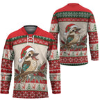 Aussie Kookaburra Christmas Hockey Jersey Festive Knitted Pattern Inspired