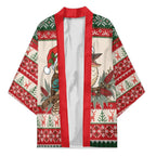 Aussie Kookaburra Christmas Kimono Festive Knitted Pattern Inspired