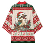 Aussie Kookaburra Christmas Kimono Festive Knitted Pattern Inspired