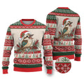 Aussie Kookaburra Christmas Ugly Christmas Sweater Festive Knitted Pattern Inspired