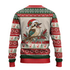 Aussie Kookaburra Christmas Ugly Christmas Sweater Festive Knitted Pattern Inspired