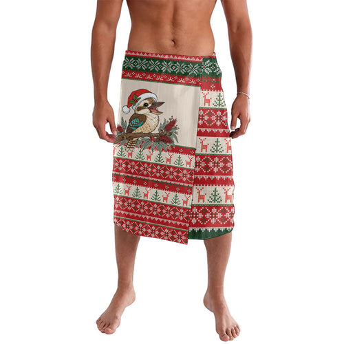 Aussie Kookaburra Christmas Lavalava Festive Knitted Pattern Inspired
