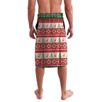 Aussie Kookaburra Christmas Lavalava Festive Knitted Pattern Inspired