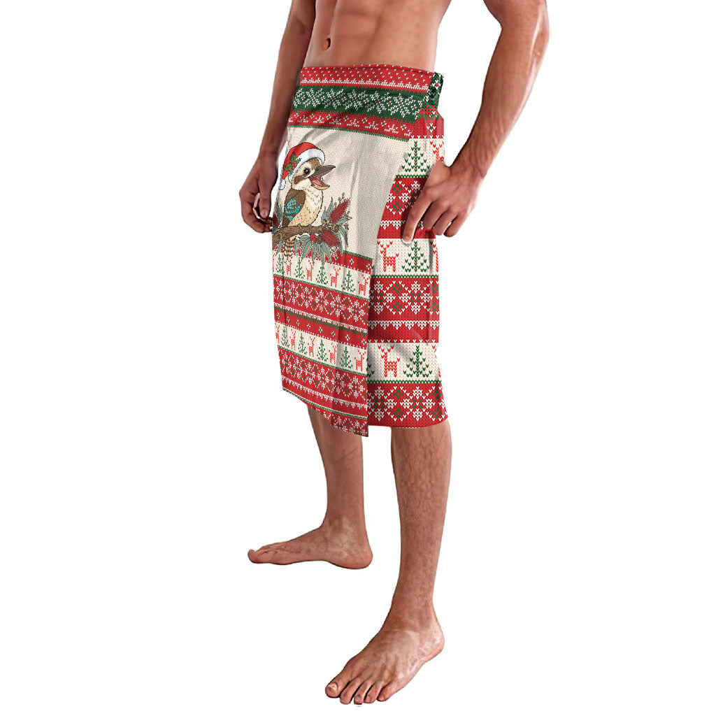 Aussie Kookaburra Christmas Lavalava Festive Knitted Pattern Inspired
