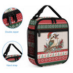 Aussie Kookaburra Christmas Lunch Bag Festive Knitted Pattern Inspired