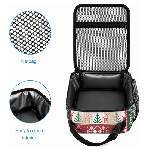 Aussie Kookaburra Christmas Lunch Bag Festive Knitted Pattern Inspired