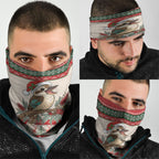 Aussie Kookaburra Christmas Neck Gaiter Festive Knitted Pattern Inspired