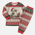 Aussie Kookaburra Christmas Pajama Set Festive Knitted Pattern Inspired