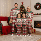 Aussie Kookaburra Christmas Pajama Set Festive Knitted Pattern Inspired