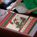 Aussie Kookaburra Christmas Puzzle Festive Knitted Pattern Inspired