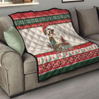 Aussie Kookaburra Christmas Quilt Festive Knitted Pattern Inspired