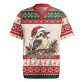 Aussie Kookaburra Christmas Rugby Jersey Festive Knitted Pattern Inspired