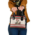 Aussie Kookaburra Christmas Shoulder Handbag Festive Knitted Pattern Inspired