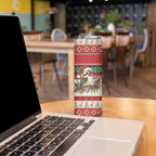 Aussie Kookaburra Christmas Skinny Tumbler Festive Knitted Pattern Inspired