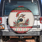 Aussie Kookaburra Christmas Spare Tire Cover Festive Knitted Pattern Inspired