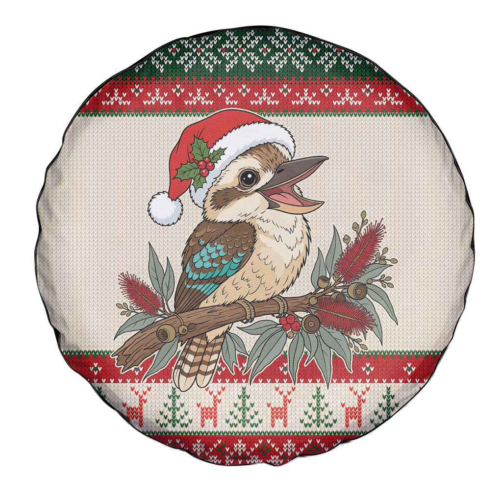 Aussie Kookaburra Christmas Spare Tire Cover Festive Knitted Pattern Inspired