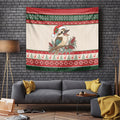 Aussie Kookaburra Christmas Tapestry Festive Knitted Pattern Inspired