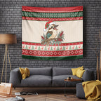 Aussie Kookaburra Christmas Tapestry Festive Knitted Pattern Inspired