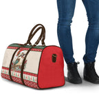Aussie Kookaburra Christmas Travel Bag Festive Knitted Pattern Inspired