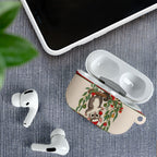 Aussie Sugar Glider Christmas AirPods Case Festive Knitted Pattern Inspired