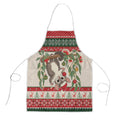 Aussie Sugar Glider Christmas Apron Festive Knitted Pattern Inspired