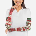 Aussie Sugar Glider Christmas Arm Sleeves Festive Knitted Pattern Inspired