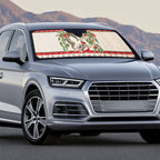 Aussie Sugar Glider Christmas Auto Sun Shade Festive Knitted Pattern Inspired