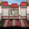 Aussie Sugar Glider Christmas Back Car Seat Cover Festive Knitted Pattern Inspired
