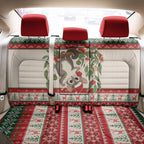 Aussie Sugar Glider Christmas Back Car Seat Cover Festive Knitted Pattern Inspired