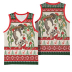 Aussie Sugar Glider Christmas Basketball Jersey Festive Knitted Pattern Inspired