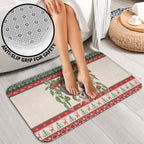 Aussie Sugar Glider Christmas Bathroom Set Festive Knitted Pattern Inspired
