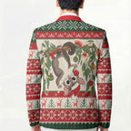 Aussie Sugar Glider Christmas Blazer Festive Knitted Pattern Inspired