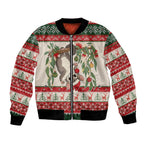 Aussie Sugar Glider Christmas Bomber Jacket Festive Knitted Pattern Inspired