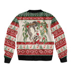 Aussie Sugar Glider Christmas Bomber Jacket Festive Knitted Pattern Inspired