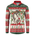 Aussie Sugar Glider Christmas Button Sweatshirt Festive Knitted Pattern Inspired