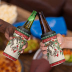 Aussie Sugar Glider Christmas 4 in 1 Can Cooler Tumbler Festive Knitted Pattern Inspired