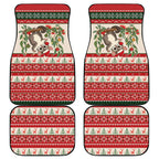 Aussie Sugar Glider Christmas Car Mats Festive Knitted Pattern Inspired