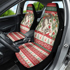 Aussie Sugar Glider Christmas Car Seat Cover Festive Knitted Pattern Inspired
