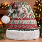 Aussie Sugar Glider Christmas Santa Hat Festive Knitted Pattern Inspired