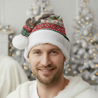 Aussie Sugar Glider Christmas Santa Hat Festive Knitted Pattern Inspired