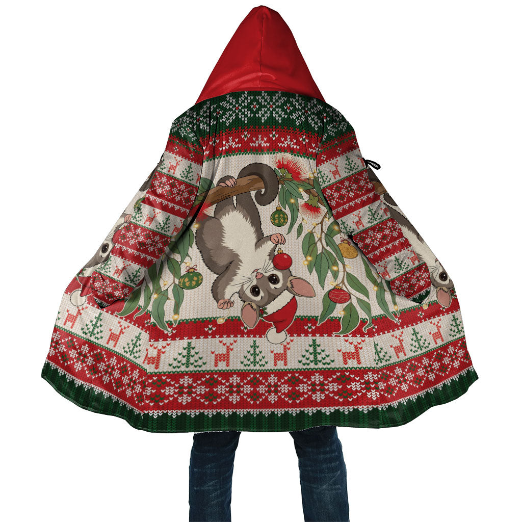 Aussie Sugar Glider Christmas Cloak Festive Knitted Pattern Inspired