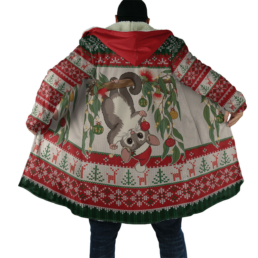 Aussie Sugar Glider Christmas Cloak Festive Knitted Pattern Inspired