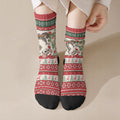 Aussie Sugar Glider Christmas Crew Socks Festive Knitted Pattern Inspired