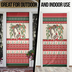 Aussie Sugar Glider Christmas Door Cover Festive Knitted Pattern Inspired