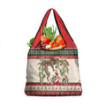 Aussie Sugar Glider Christmas Grocery Bag Festive Knitted Pattern Inspired