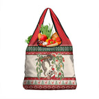 Aussie Sugar Glider Christmas Grocery Bag Festive Knitted Pattern Inspired