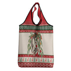 Aussie Sugar Glider Christmas Grocery Bag Festive Knitted Pattern Inspired