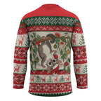 Aussie Sugar Glider Christmas Hockey Jersey Festive Knitted Pattern Inspired