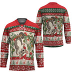 Aussie Sugar Glider Christmas Hockey Jersey Festive Knitted Pattern Inspired