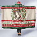 Aussie Sugar Glider Christmas Hooded Blanket Festive Knitted Pattern Inspired